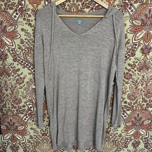 AERIE S long Heather pink tunic or dress hoodie